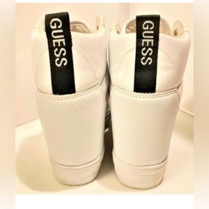 ✨⚡️💥 Guess Women White Tonight High Top Sneaker Size 9M